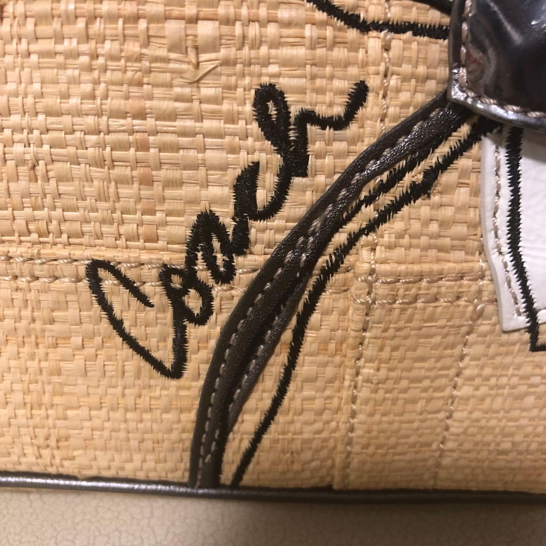 COACHストロートートバッグ フラワーハンプトンズ - メルカリ