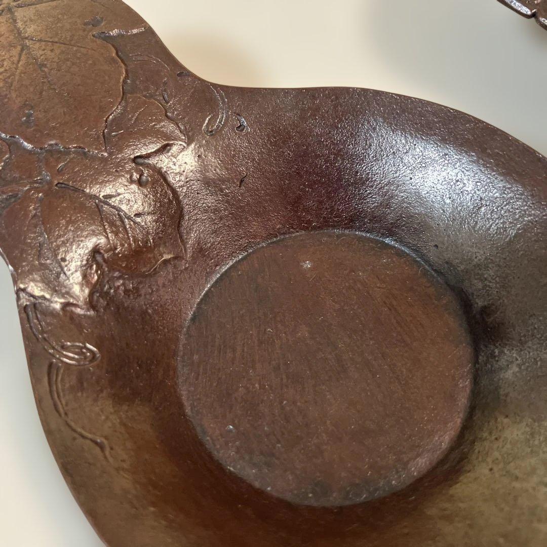 茶道具 鋳銅製 兵丹茶托 5客 共箱 - メルカリ