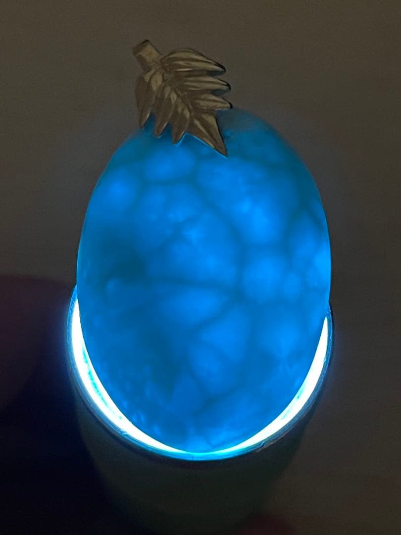 天然石ラリマー☆高品質！オーバル型ペンダントトップ☆リーフ型