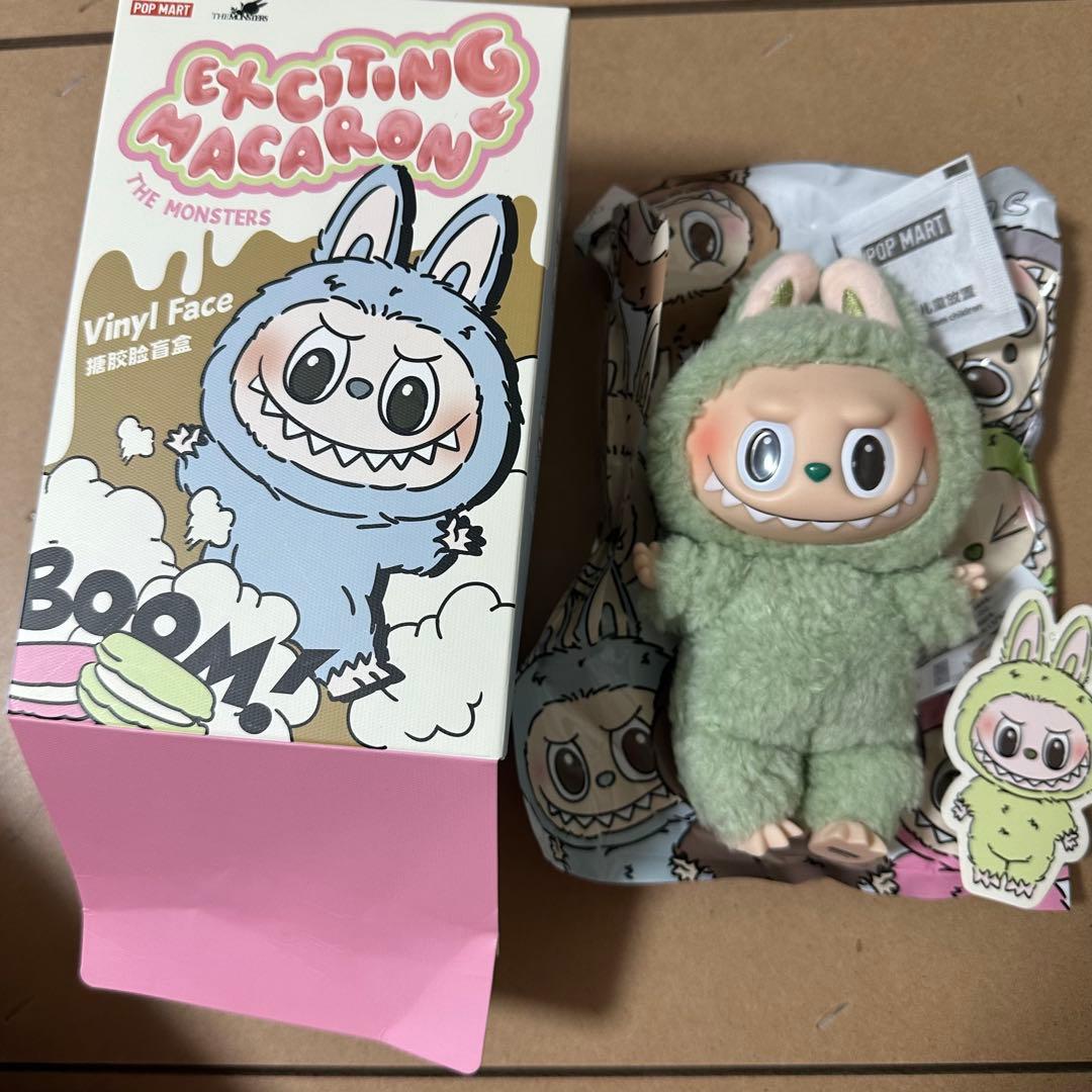 正規品】ラブブ LABUBU マカロン グリーン 箱開封済み - メルカリ