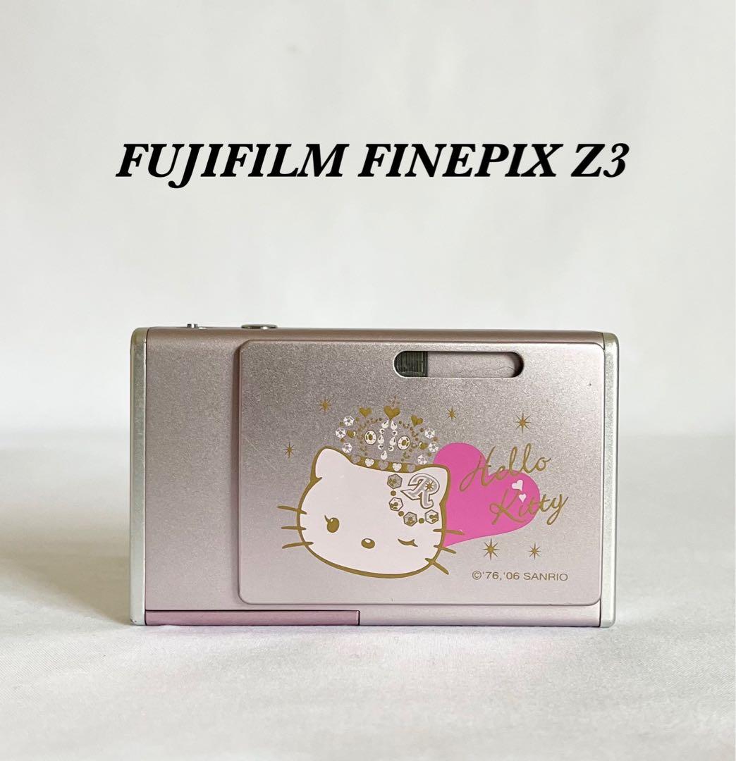 【レア 完動品】FUJIFILM FINEPIX Z3 キティコラボ動作確認済み ❁激レア！美品❁FUJIFILM FinePix Z33WP ハローキティ - メルカリ