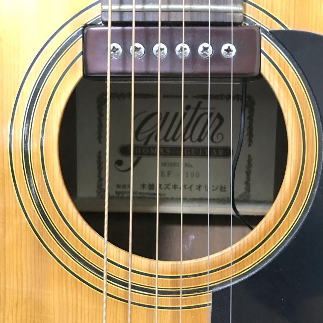 良品 Thomas EF-190 木曽鈴木バイオリン社 エレアコ ギター - メルカリ