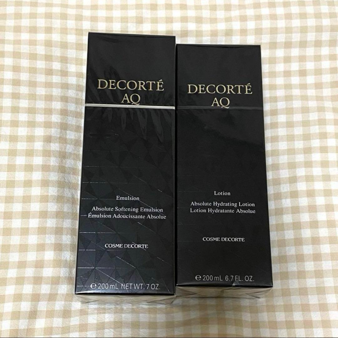 新品未使用 ⭐︎コスメデコルテ AQエマルジョン・ローションセット DECORTE（デコルテ） 【国内正規品】2.16発売 コスメデコルテ AQ