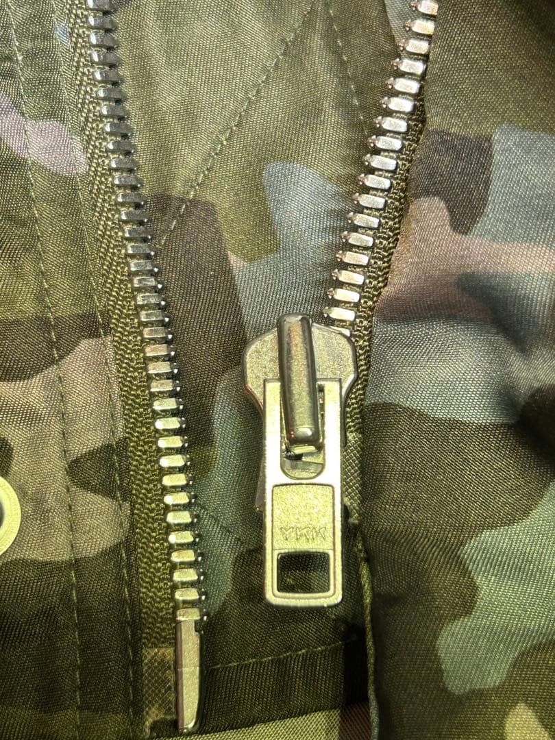 GIVENCHY カモフラージュJKT/50ジバンシィフードジャケットミリタリー