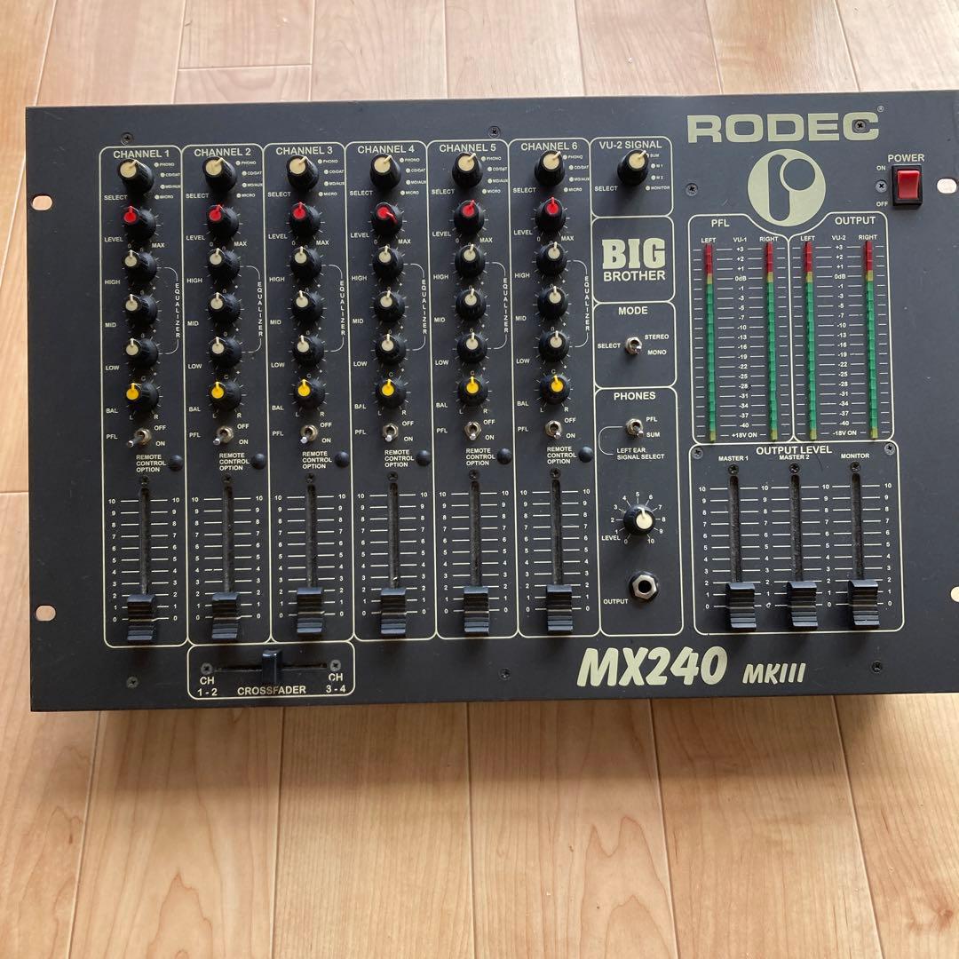 超美品 Rodec MX240 MK3 個人宅のみ使用 - メルカリ