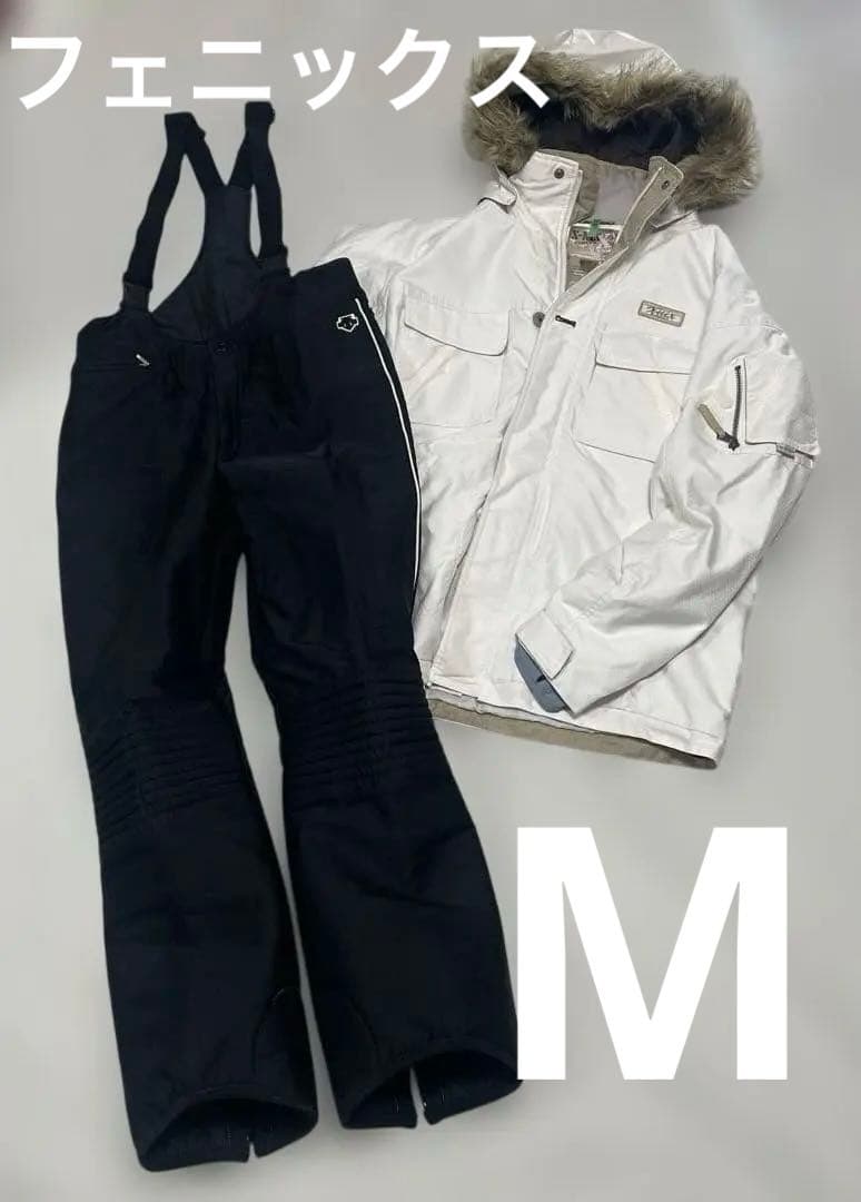 フェニックス＆デサント　ホワイトスキーウェアセット 女性用 フェニックス（PHENIX） レディース スキー ウェア上下セット Vertical