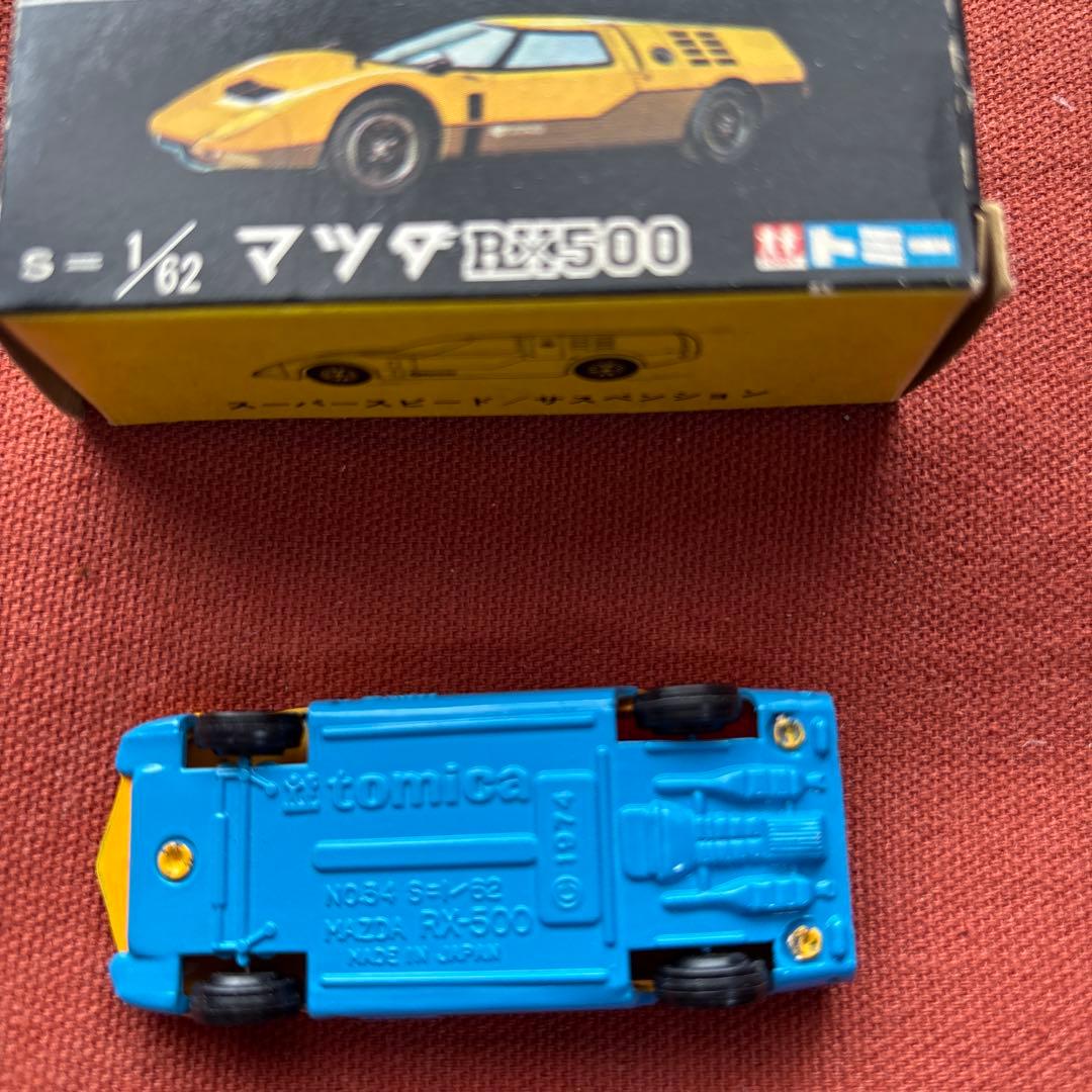 トミカ 34 マツダ RX500 黒箱 日本製 ヴィンテージ トミー 当時物