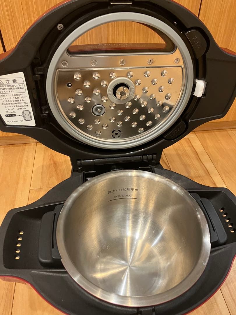 SHARP ヘルシオ ホットクック　KN-HT99A-R 赤　1.6L