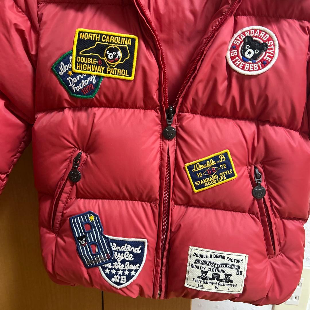 DOUBLE.B ダウンミキハウスダブルビー ダブルビー ダウンジャケット