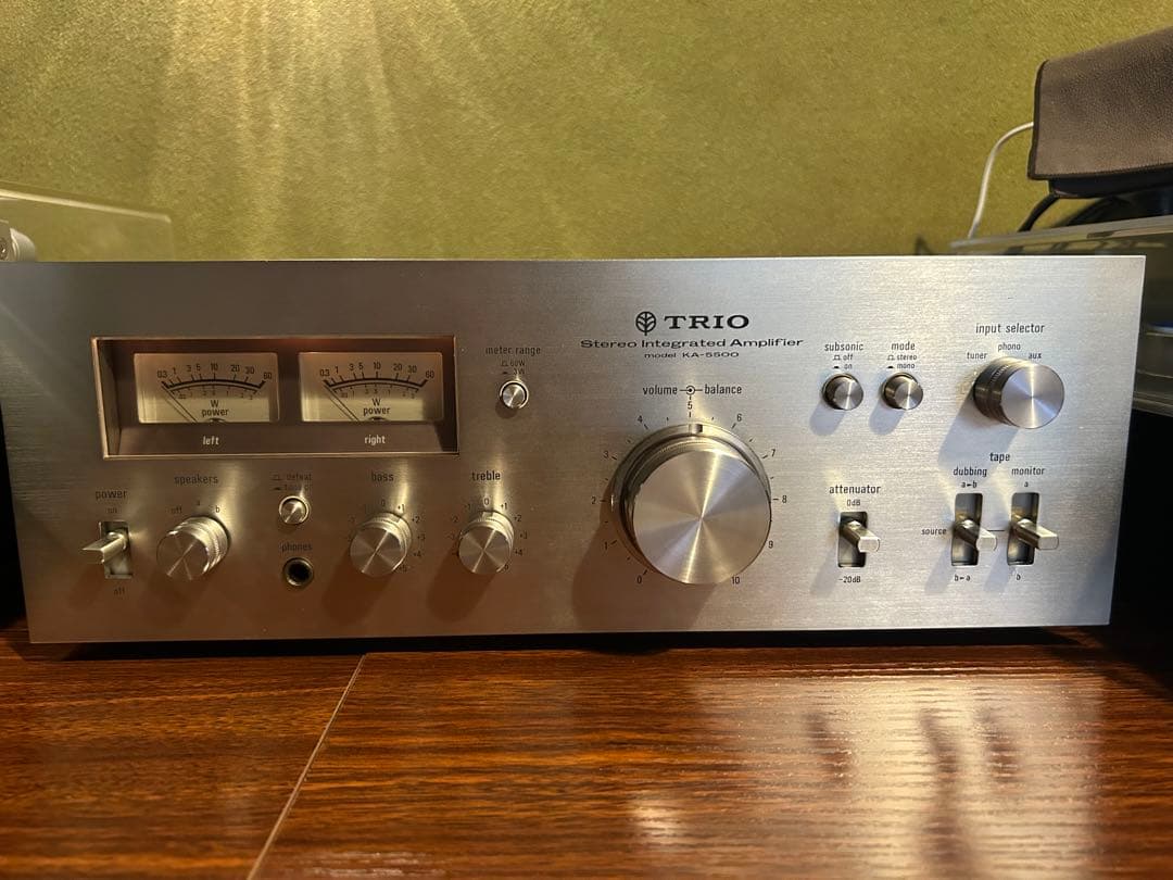 TRIO KA-5500 トリオ プリメインアンプ ビンテージオーディオ - メルカリ