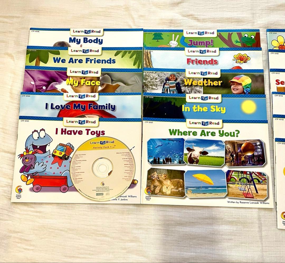 CTP絵本 Learn to Read バラエティーパック22冊+CD2枚