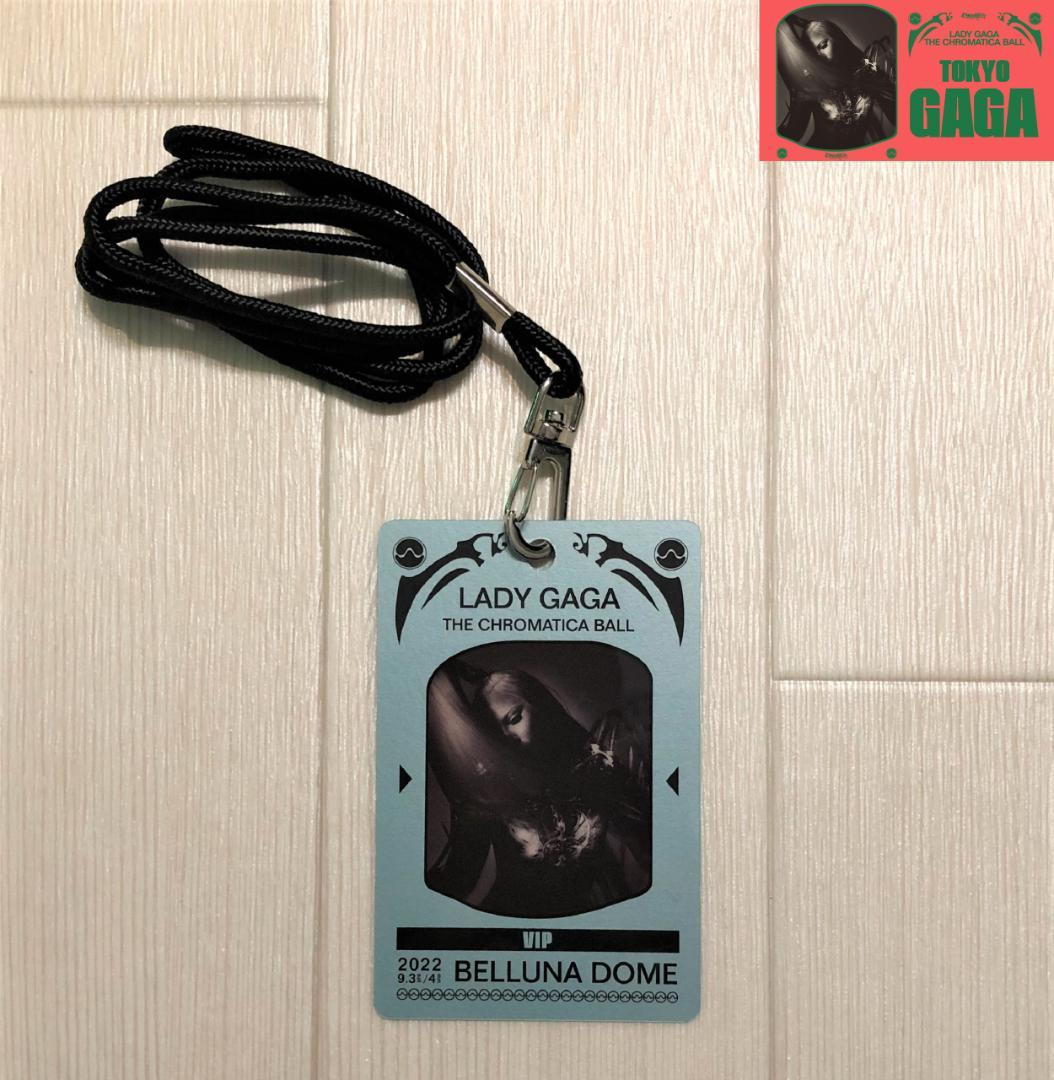 LADY GAGA レディガガ ライブ ラミネートパス VIP席限定グッズ - メルカリ