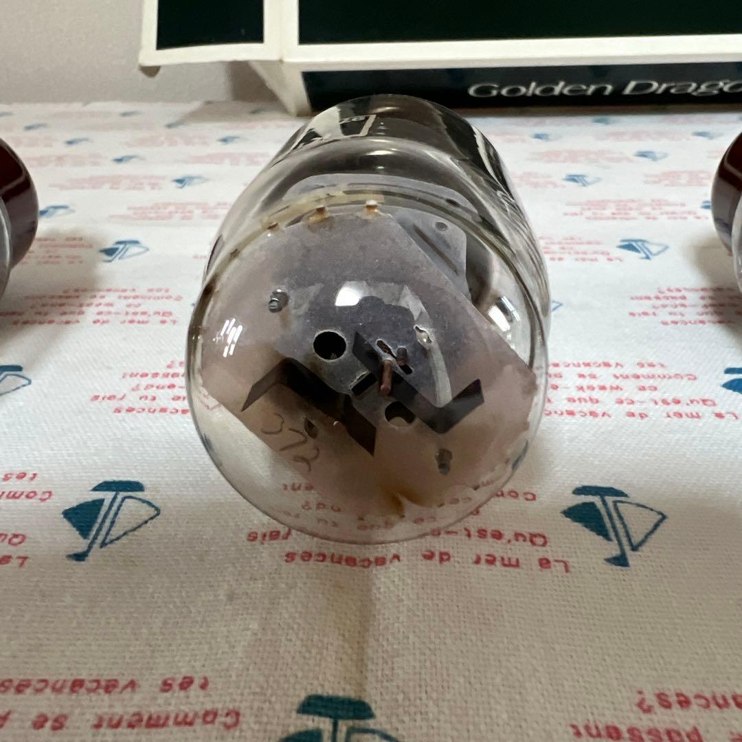 真空管ゴールデンドラゴン KT66 4本 箱付 マッチドクワッド 動作品