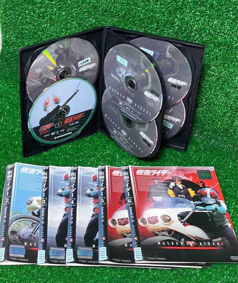 仮面ライダー【全16巻】初代 1号 レンタル 藤岡弘 特撮 DVD 匿名配送