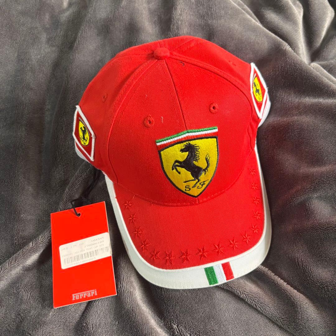 Ferrari レッド キャップ フェラーリ - メルカリ