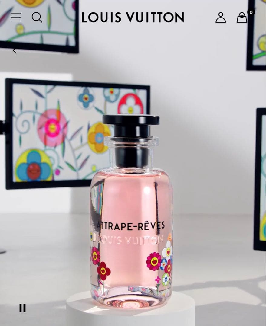 Louis Vuitton 村上隆 コラボ 香水 ステッカー付き