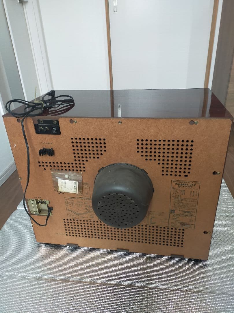 大幅値下☆ナショナルカラーテレビ/美品/当時物/昭和レトロ/音声映像OK