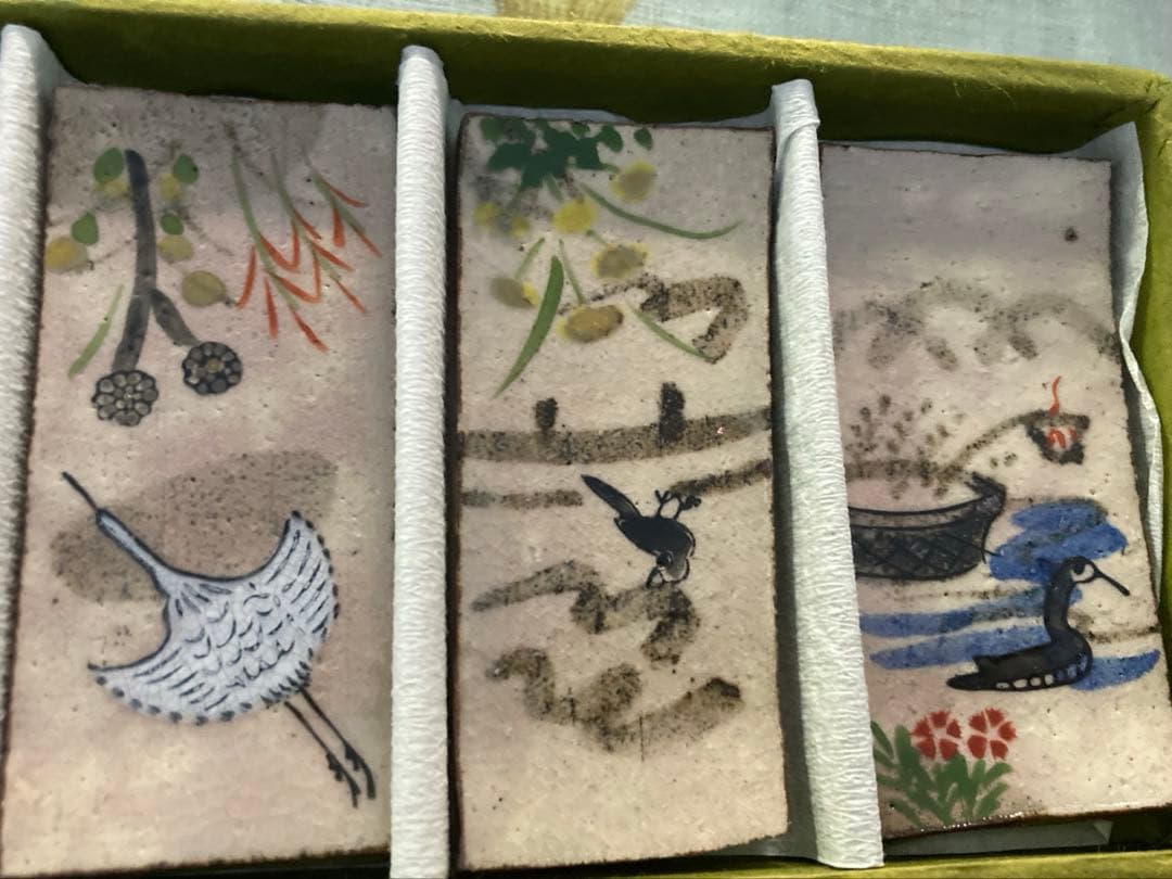 京焼 清水焼 花鳥乾山十二月 箸置揃 - 食器最 安値 で