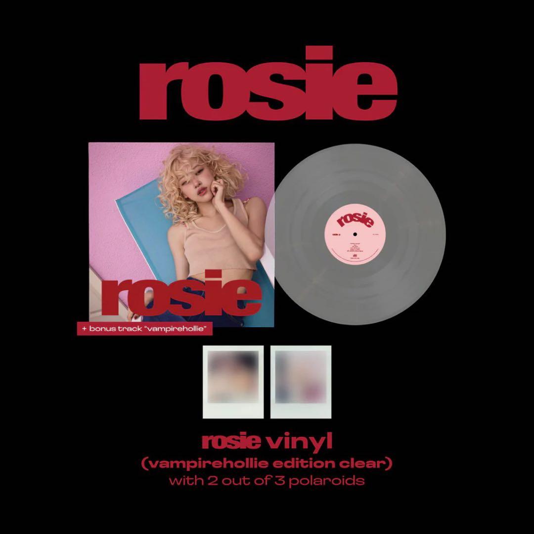 【新品未開封】BLACKPINK ロゼ rosie vinyl LP　Clear ROSIE [CLEAR RED VINYL - LIMITED EDITION]/ROSE (BLACKPINK)/ロゼ