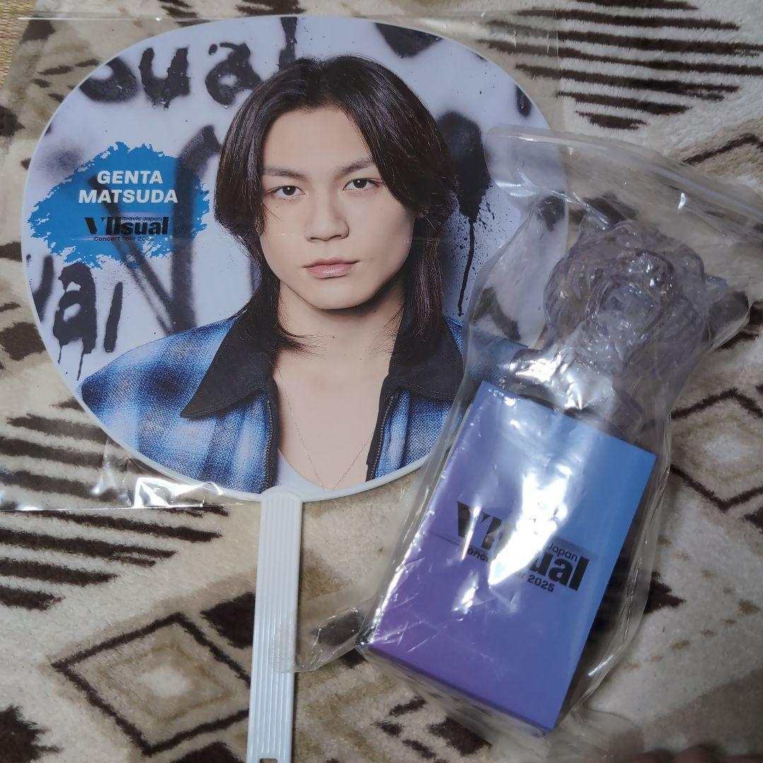 Travis Japan Viisual ペンライト 松田元太うちわ セット - メルカリ