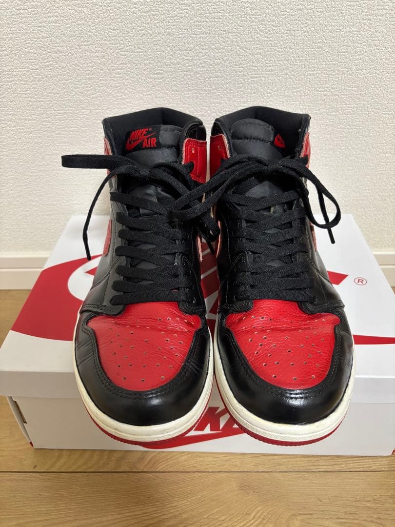 ナイキ エアジョーダン1 レトロハイOG \"ブレッド\" カスタム 28.0cm