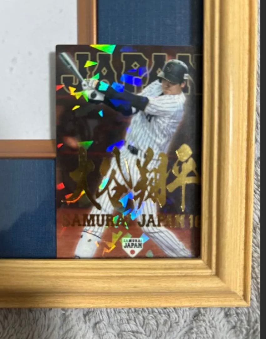 超貴重」直筆サイン大谷翔平 プロ野球チップス 2017 金箔サイン カード