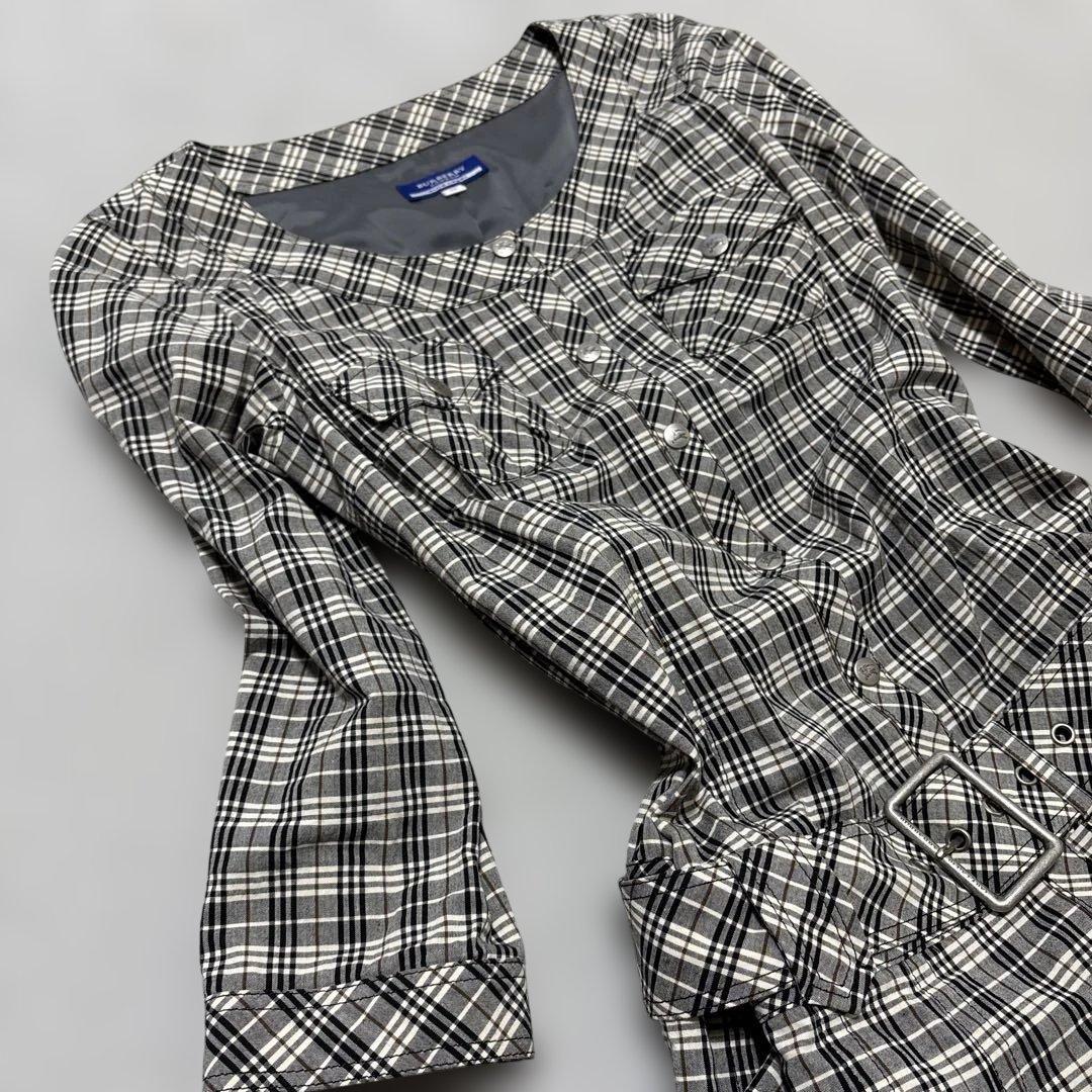 ほぼ未使用新品】バーバリーブルーレーベル ノバチェック ワンピース