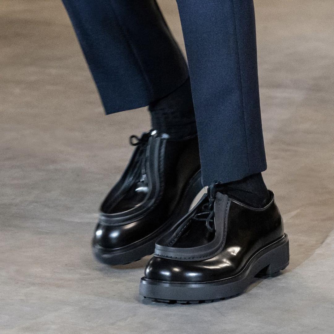 ☆23AW PRADA プラダ Diapason ダイアパソン シューズ レザー - メルカリ