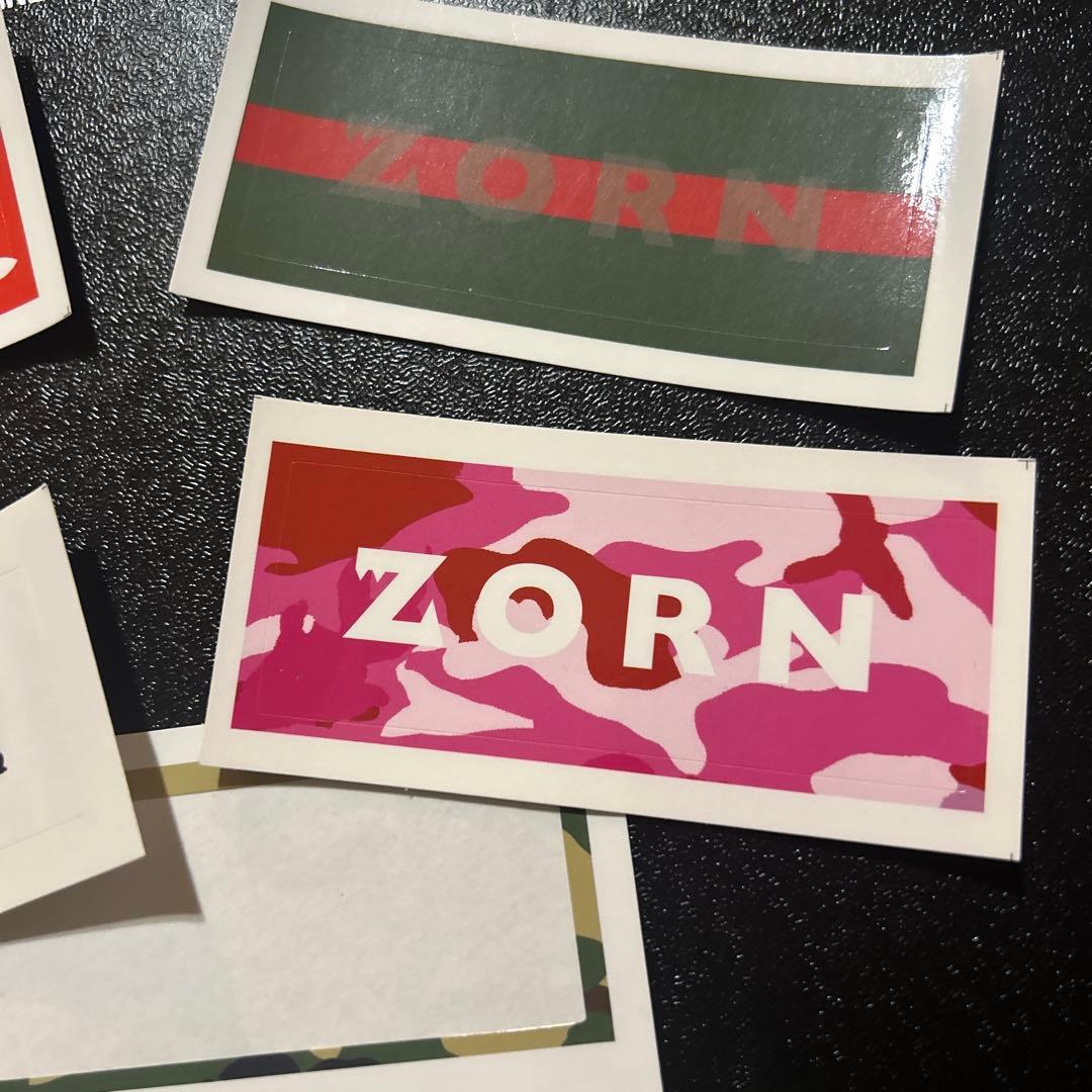 本日終了 ZORN ステッカー 5枚セット - メルカリ