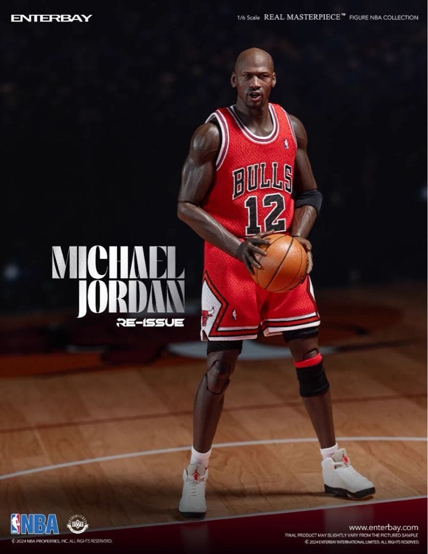 ENTERBAY RM-1053 マイケル ジョーダン Jordan NBA Enterbay Real Masterpieces 1/6 NBA Chicago Bulls Michael Jordan (I'm B