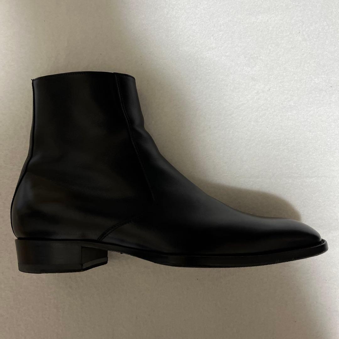 極美品】サンローラン ワイアット サイドジップブーツ 40 ブラック
