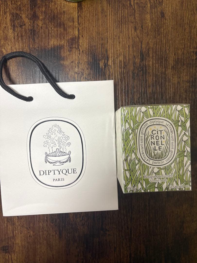Diptyque Citronnelle 香り付きキャンドル 190g - メルカリ