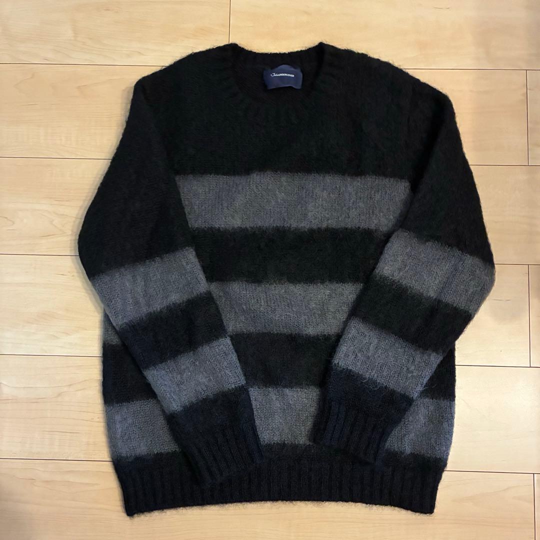 John UNDERCOVER / モヘアニット ジョンアンダーカバー JohnUNDERCOVER ボーダーモヘアニット JUX4901-1