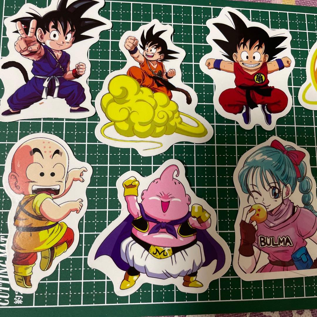 ドラゴンボールステッカーシール 8枚セットA - メルカリ