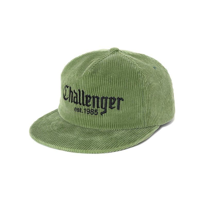 CHALLENGER　CORDUROY CAP（LT GREEN） CHALLENGER|チャレンジャー】CORDUROY CAP/コーデュロイキャップ(LT