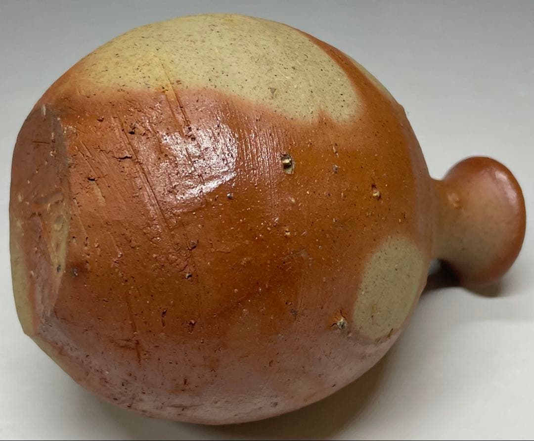 人間国宝 伊勢崎淳 備前緋襷徳利 四方桟共箱 d5732 - メルカリ