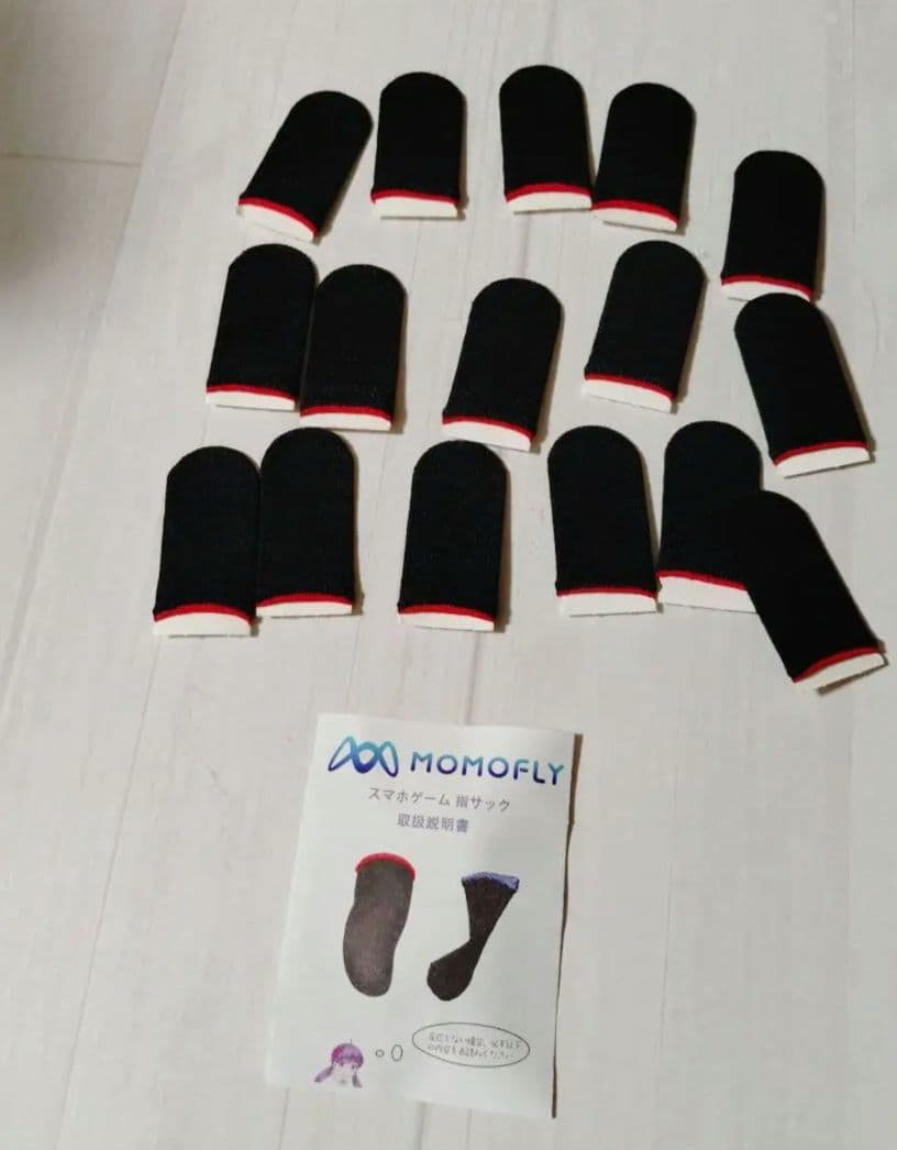 16枚入り 炭素繊維 指サック ゲーム 音ゲー 手汗対策け 赤黒 - メルカリ