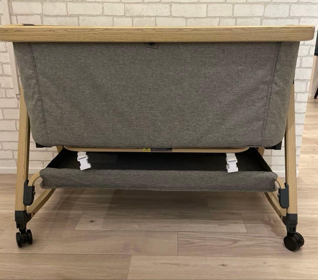 HZDMJ グレー ベビーベッド 収納バッグ付き - メルカリ