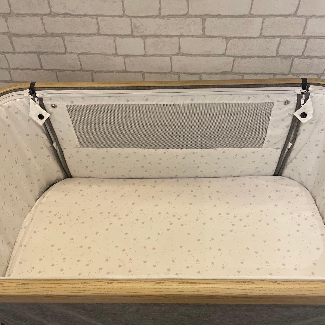 HZDMJ グレー ベビーベッド 収納バッグ付き - メルカリ