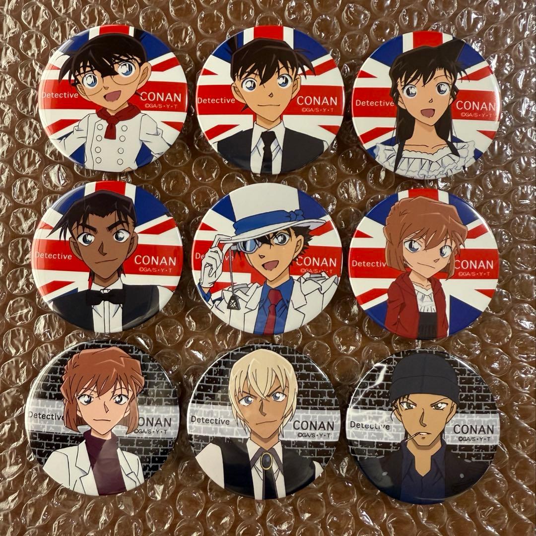 名探偵コナン　コナンカフェ　2016 缶バッジ 名探偵コナン コナンカフェ 2016 缶バッジ 全9種 コンプ