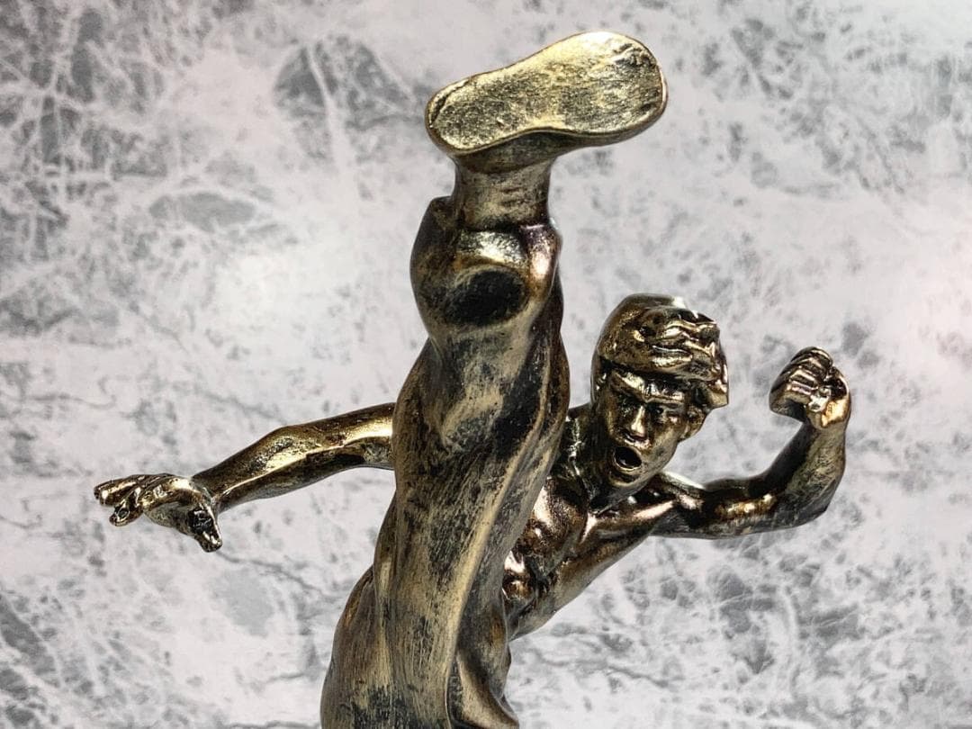 ブルース・リー 銅像風 フィギュア ブロンズ」jo-db フィギュア