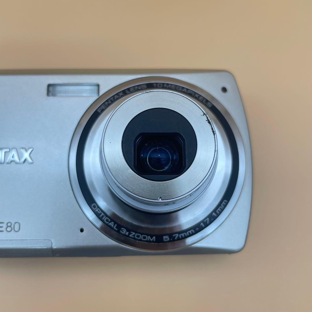 スマホ転送OK✨PENTAX Optio E80✨動作確認済 単三電池 可愛い❤️