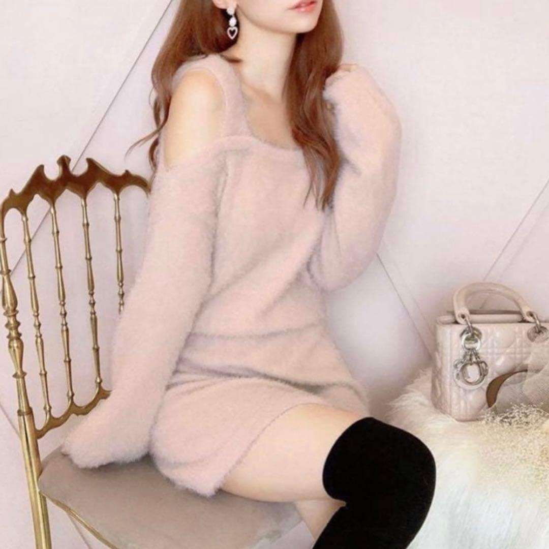 ミシェルマカロン ニットワンピ - メルカリ