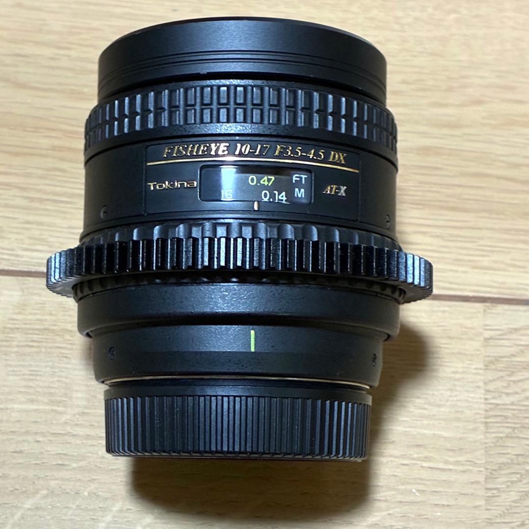 レンズ(ズーム) Tokina Fisheye 10-17mm F3.5-4.5 DX