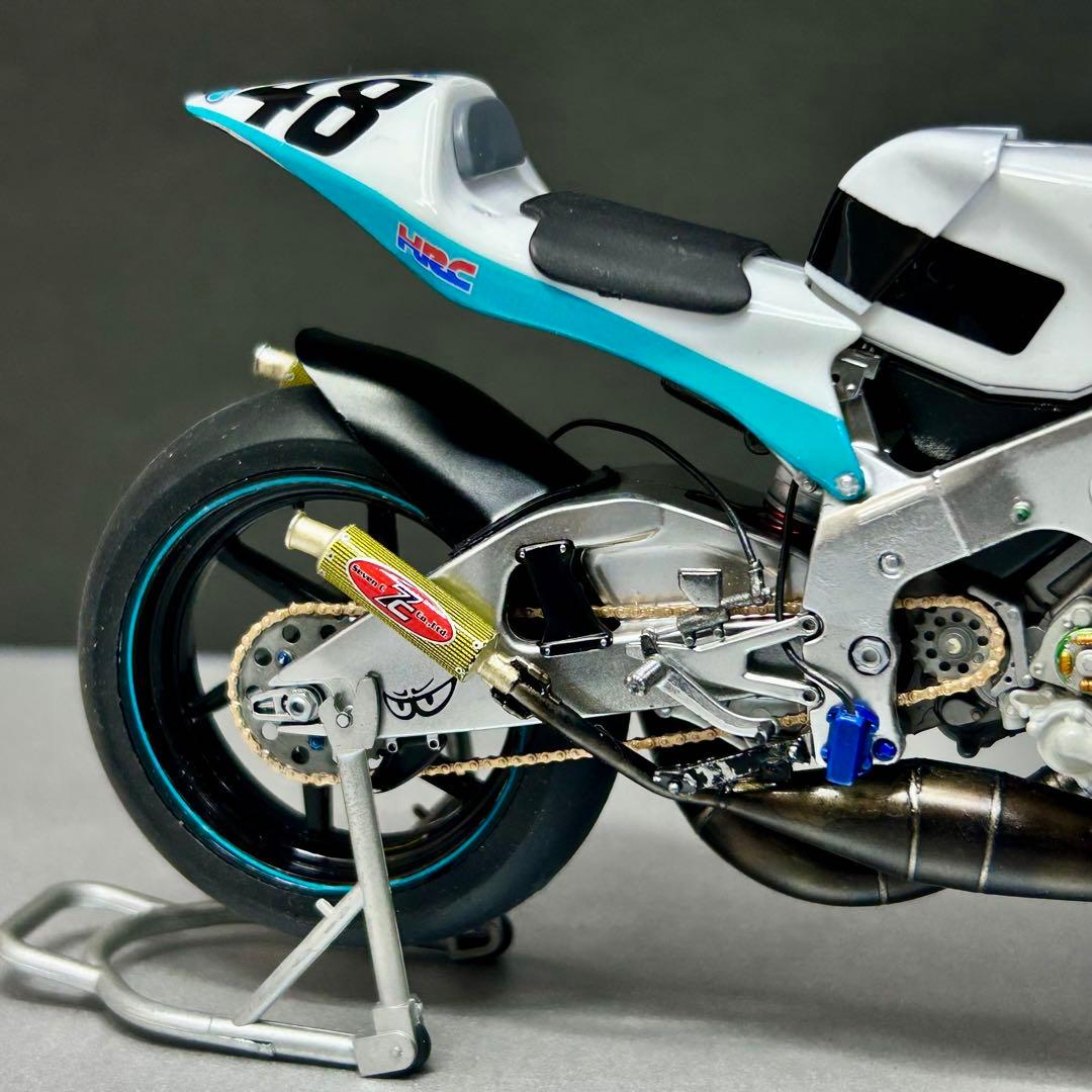 1/12 ハセガワ ホンダRS250RW 2008 #48プラモデル 完成品 - メルカリ