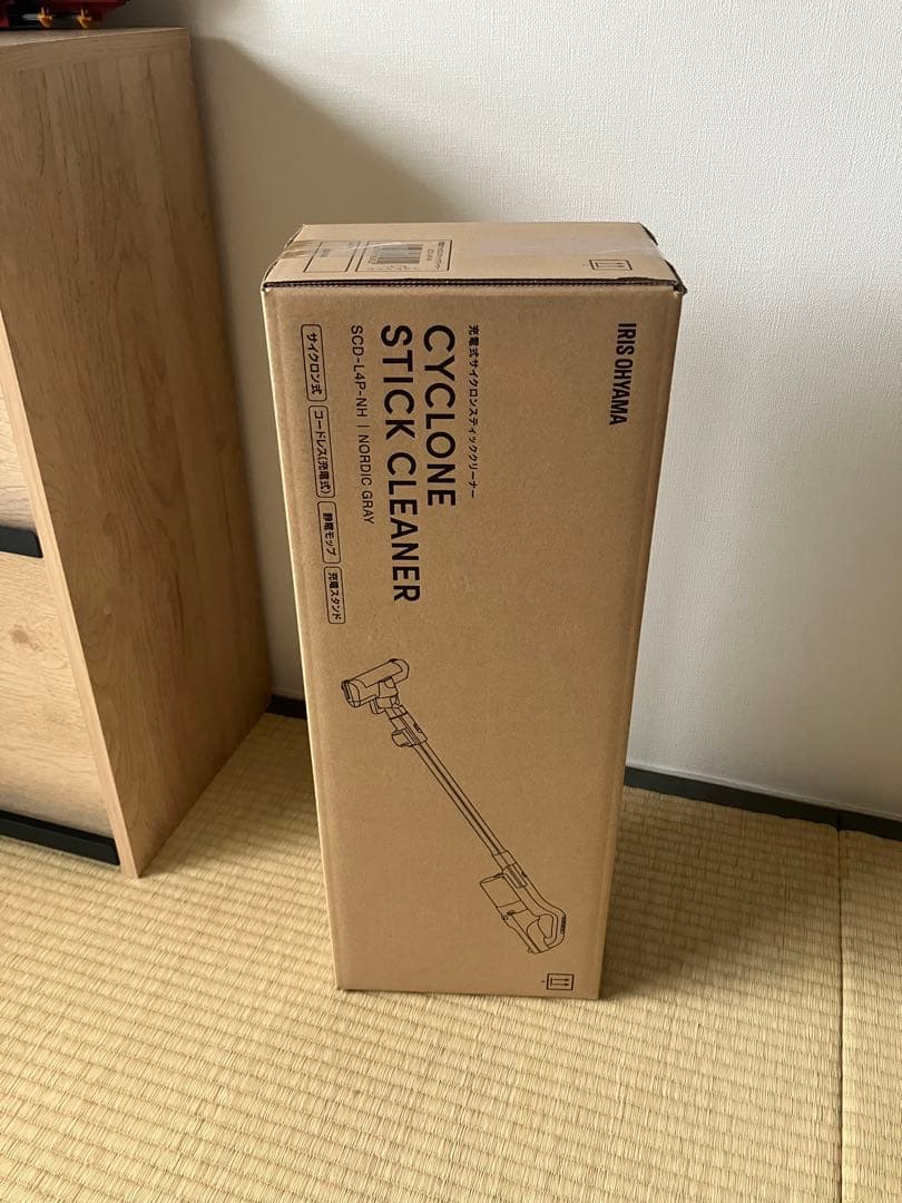 新品未開封　アイリスオーヤマ　掃除機 SCD-L4P-NH IRIS OHYAMA（アイリスオーヤマ） サイクロンスティッククリーナー SCD