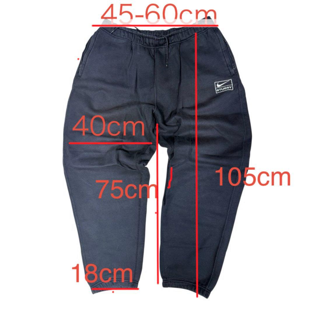 STUSSY NIKE コラボスウェット ブラック - メルカリ