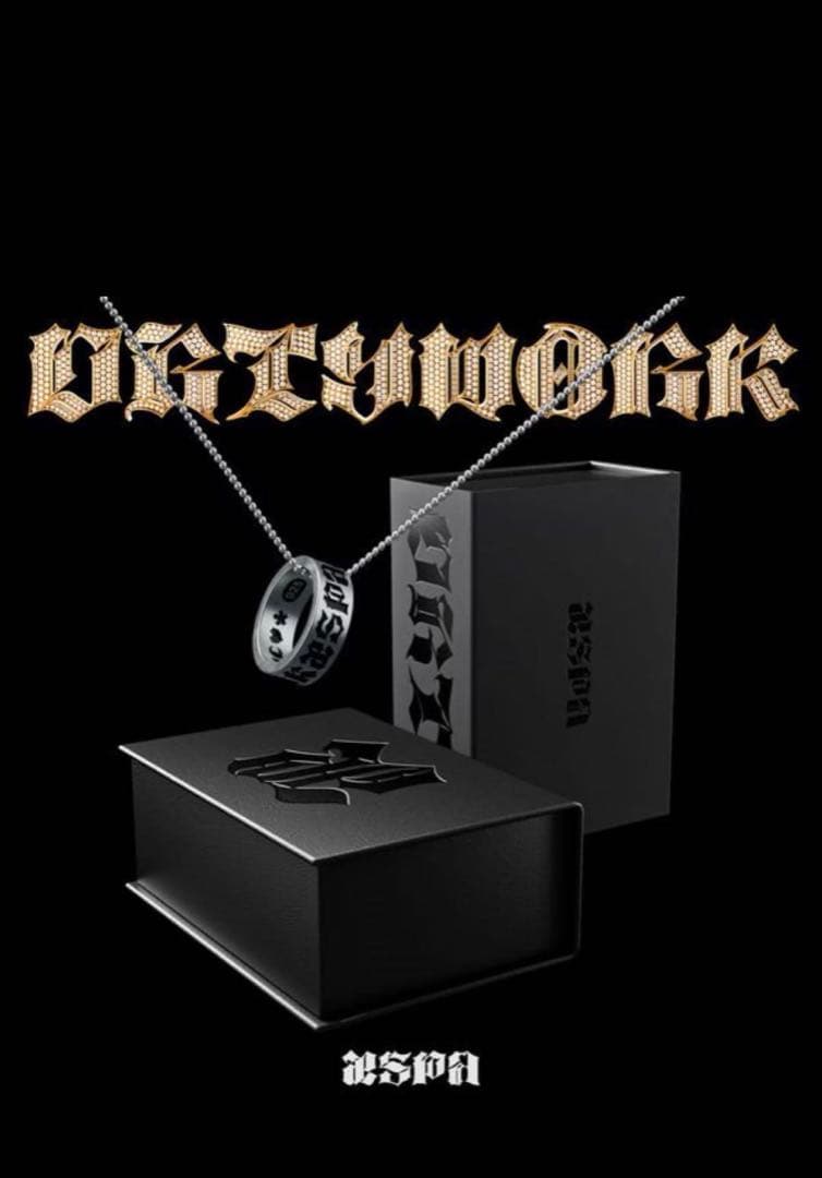 K-POP・アジア aespa dirty work dirty crew ring aespa Dirty Crew Ring – Official Limited Edition Jewelry Set (925