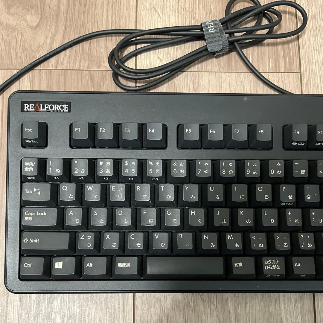 REALFORCE キーボード フル 変荷重 日本語配列 ブラック R3HA12