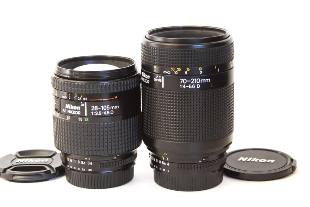 レンズ(ズーム) Nikon AF NIKKOR MACRO 28-105 D 70-210 D Nikon AF NIKKOR 28-105mm f/3.5-4.5 D Macro Autofocus IF Lens {62}